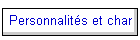Personnalits et char