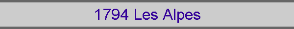 1794 Les Alpes